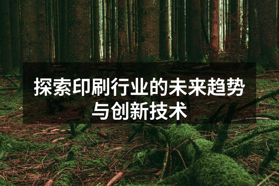 数字印刷技术的应用